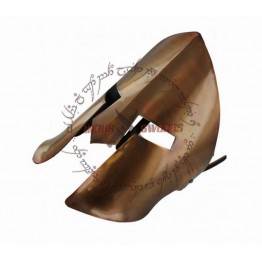 Ancient Greek Copper Spartan Battle Mask